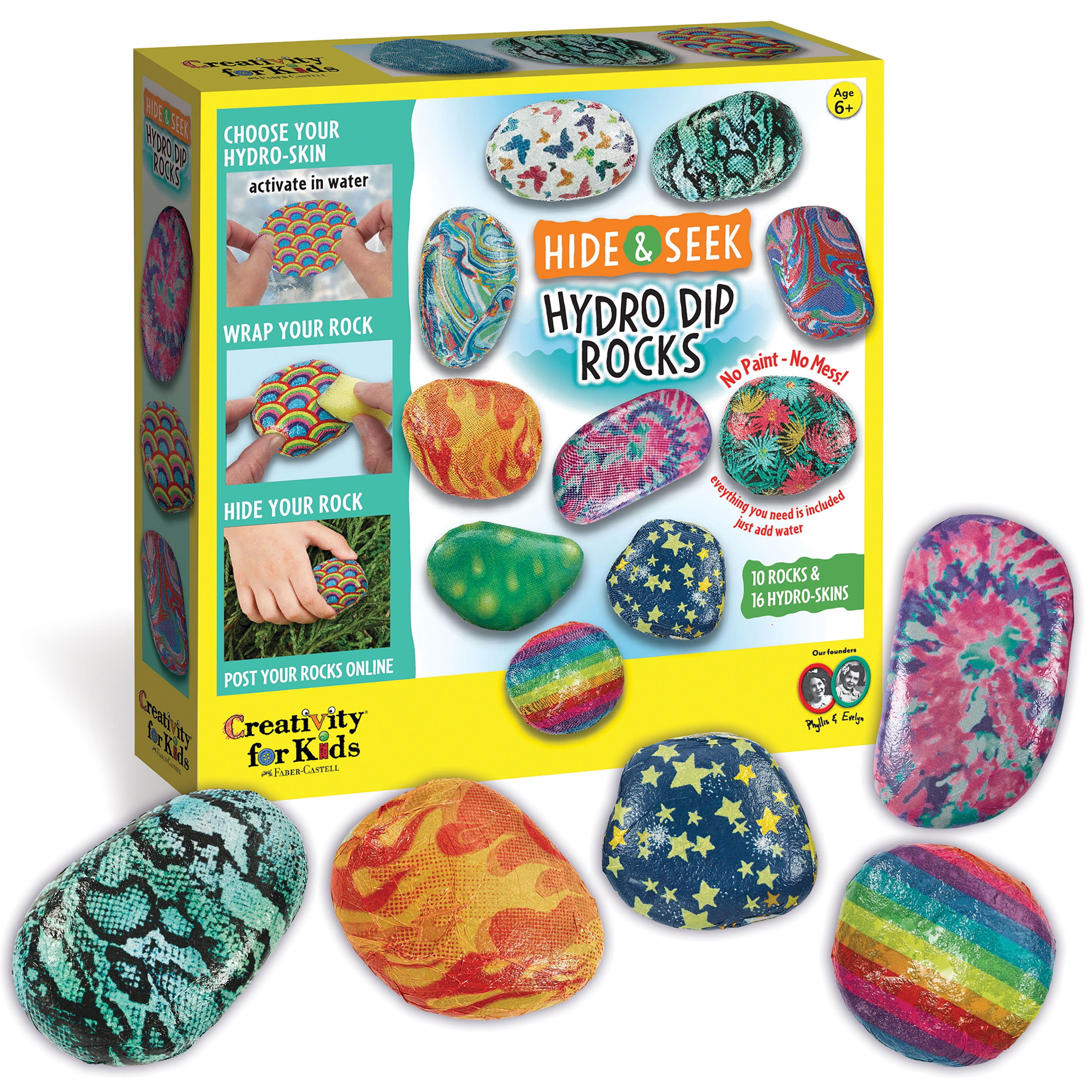 Arts & Crafts For Kids Creativity for Kids Hide & Seek Rock Painting Kit