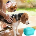 thumbnail image 1 of Fiudx Cepillo para Mascotas, Cepillo Suave de Silicona, Herramienta de Baño Multifuncional, Diseño de Silicona Resistente, Mango Ergonómico, Compañero de Baño para Perros y Gatos, Solución de Limpiez, 1 of 5