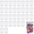 thumbnail image 1 of Transparent Storage Tube Canister Set – Pack of 32 Cylindrical 53×30mm Containers with Lids – Portable Multi‑Use Jars for Film, Jewelry, Fishing Tackle, Glitter & Craft Supplies, 1 of 7