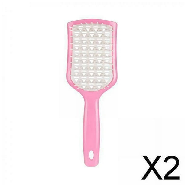 2x Cepillo para Desenredar El Cabello, Cepillo para El Cabello , Grueso, Largo Y Ondulado, Cómodo Profesional para Mujeres, Cepillo para Desenredar 2 piezas