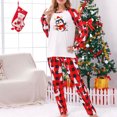 thumbnail image 4 of Conjunto cálido de Navidad para padres e hijos, pijama estampado para el hogar, conjunto de dos piezas para mamá Fridja  nalpqowj25853, 4 of 5
