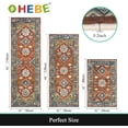 thumbnail image 2 of Boho Kitchen Rug Sets 3 Piece with Runner Non Slip Kitchen Rugs and Mats Washable Kitchen Mats for Floor Thick Kitchen Floor Mat Carpet Runner Rugs for Hallway Laundry Holiday Decor, 2 of 6