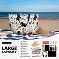 thumbnail image 5 of Kdxio Funny Puppy for Beach Bag for Women Large Beach Tote Bag Waterproof Sandproof Swim Bag with Zipper Pockets Beach Vacation Travel, 5 of 7