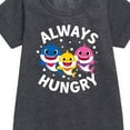 thumbnail image 2 of Baby Shark - Always Hungry - Toddler And Youth Girls Fleece Dress, 2 of 5