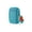 A002- Blue, variant on Motorcycle Bluetooth Speaker, Peacock Blue 4X3X2 Inch Compact Biking Speaker, Wireless Portable Audio with Fabric Exterior, Bike Handlebar Mount with Secure Mounting Clamp, Full