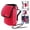 Crimson, variant on High Road Neoprene Bottle Holder and Phone Pouch for Mobility Equipment and Electric Scooters - Cup Holder for Strollers, Scooters, Rollators and Walkers