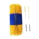 thumbnail image 3 of Cepillo rascador para ganado, cepillo para caballos resistente con 4 tornillos, rascador para ganado, rascador para animales para valla, jardín, amarillo azul, 3 of 9