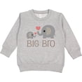 thumbnail image 2 of Inktastic Big Bro Boys Elephant Brother Announcement Toddler Sweatshirt, 2 of 4