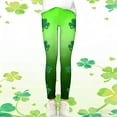 thumbnail image 4 of Tiijoy Girls St. Patrick's Day Leggings Stretch Athletic Yoga Tights, Sizes 11-12, 4 of 5