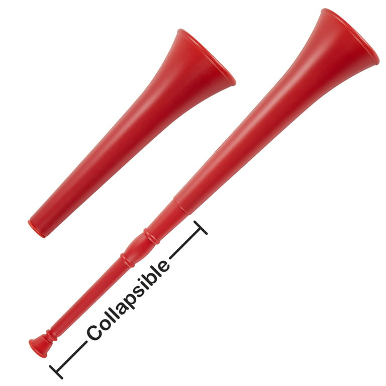 Brybelly Holdings 26 in. Plastic Vuvuzela Stadium Horn, Collapses to 14 in.  - Blue 