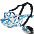 thumbnail image 1 of Dog Muzzle Anti Biting  Anti Eating Lightweight  Durable Humanized Adjustable Black Sky Blue, 1 of 5