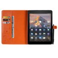 thumbnail image 3 of Kindle Fire HD 10 2021 Case, Dteck Flip Case Fits Kindle Fire HD 10 & 10 Plus Tablet (11th Generation, 2021 Release) 10.1", Cute Pattern Shockproof Cover,Orange, 3 of 7