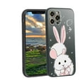 thumbnail image 1 of Compatible with iPhone 12 Pro Phone Case, Cute-Rabbit-38 Case Men Women, Flexible Silicone Shockproof Case for iPhone 12 Pro, 1 of 1