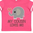 thumbnail image 4 of Inktastic My Cousin Loves Me Boys or Girls Toddler T-Shirt, 4 of 5
