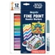 thumbnail image 2 of Juego de rotuladores Crayola Fine Point (12 quilates), punta fina, no tóxico, 2 of 9