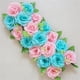 thumbnail image 1 of Kit de arco de flores para boda con cortinas, guirnalda de rosas artificiales de lujo para ceremonia de boda, cenador, telón de fondo de recepción, decoración floral de rosas, 1 of 6