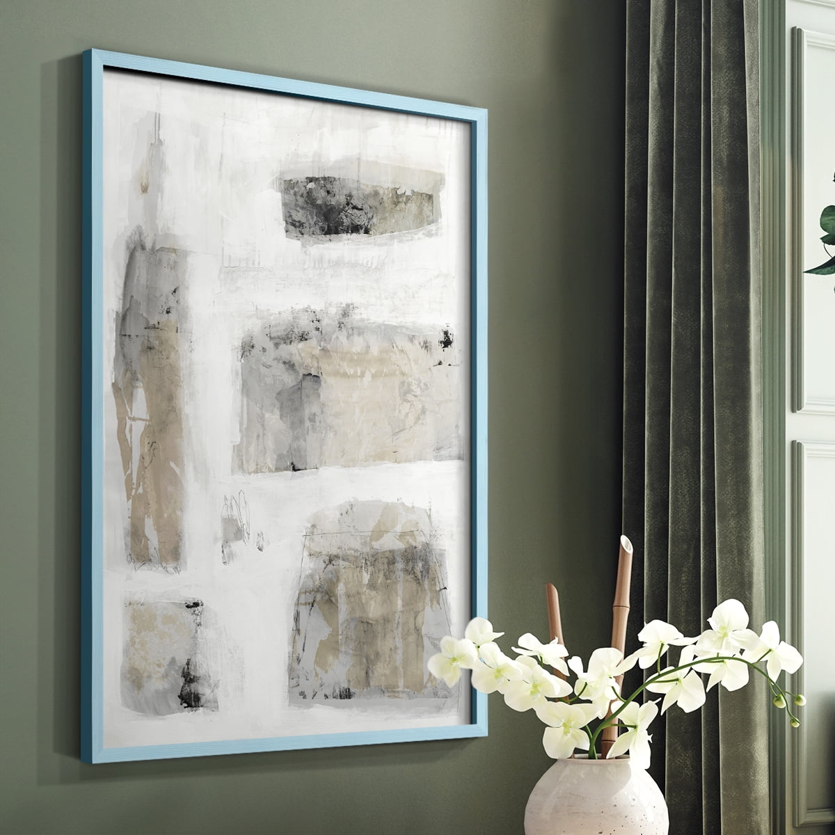 A Simple Love II V30 in Paper Solid Wood 11 x 14 Framed Print