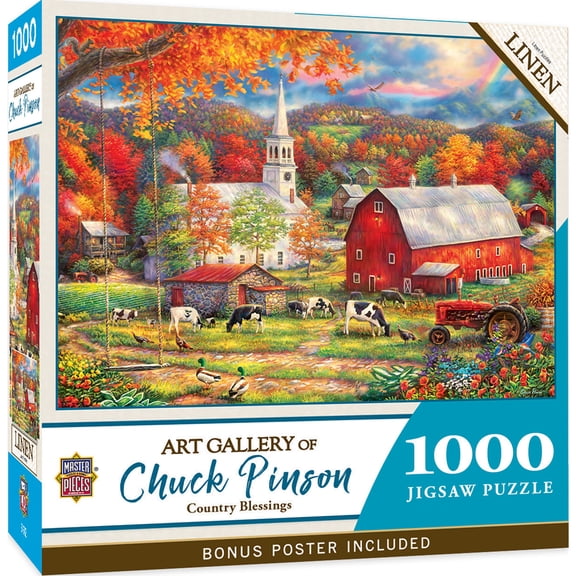 MasterPieces 1000 Piece Jigsaw Puzzle - Country Blessings - 19.25"x26.75"