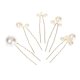 thumbnail image 3 of U-shaped Pearl Hairpin for Bridal Hairstyles, Durable and Comfortable to Wear, 3 of 3