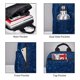 thumbnail image 3 of Fotbe Sparkling Blue Glitter Mochila Ligera para Hombres y Mujeres - Duradera y Resistente al Agua, Ideal para Escuela, Trabajo, Viajes y Uso Diario, 3 of 7