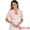 Pink, variant on Women's Ruched Short Sleeve Shrugs Bolero Cropped Cardigan M Black