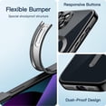 thumbnail image 6 of JETech Electroplated Case for iPhone 13 6.1-Inch, Camera Lens Full Protection, Compatible with MagSafe Wireless Charging, Shockproof Soft TPU Phone Cover (Black), 6 of 7