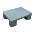 thumbnail image 1 of Palet de plástico resistente, ligero, fácil de limpiar, almohadilla de almacenamiento, palet para sótano gris, 1 of 9