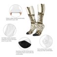 thumbnail image 3 of Xecao Dutch Windmill Pattern Adult Stockings with Color-Block Design and 3D Print, Breathable Comfortable Hosiery for Daily Wear and Sports, 3 of 6