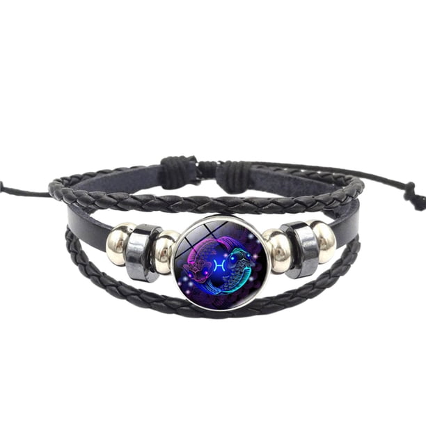 Pulseras para mujer, regalos para mujer, pulsera de moda para doce parejas, pulsera multicapa de cuero artificial, pulsera para mujer