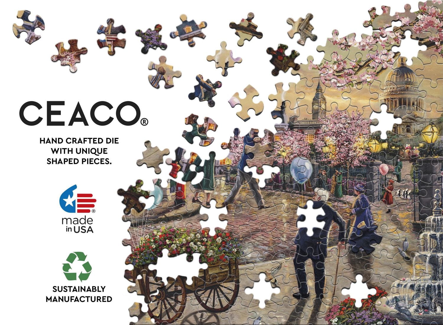 Ceaco Thomas Kinkade Mary Poppins Returns 1000-Puzzle à pièces emboîtables pour adultes de tous âges 14+