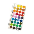 thumbnail image 3 of Juego de acuarelas con pincel y paleta, lavables, para niños y adultos, material de arte para aficionados de todas las edades , 36 Colores, 3 of 8