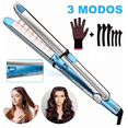 thumbnail image 4 of Plancha De Cabello Profesional Labg Azul Con Guantes Y 6 Clips, 4 of 5