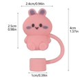 thumbnail image 2 of fsxdhpcsgfc Hydro Peak Mug Colorful Silicone Cartoon Straw Caps And Reusable Drink Covers For Kids, 2 of 2