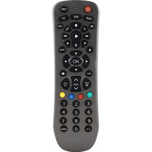 Philips 3-Device Universal TV Remote Control in Brushed Graphite, SRP3229G/27