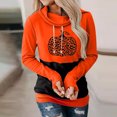thumbnail image 2 of Sudadera Para Mujer Sudaderas de Cuello Redondo Estampado de Moda Jersey de Cuello Redondo Tops Blusa de Manga Larga Con Capucha Sudadera Odeerbi  ODB131504, 2 of 5