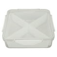 thumbnail image 2 of Caja De Contenedores De Almacenamiento De Refrigerios, Contenedores De Almacenamiento De Nueces Cuadradas De Sellado Transparentes Con Tapa Para El Hogar, 2 of 7