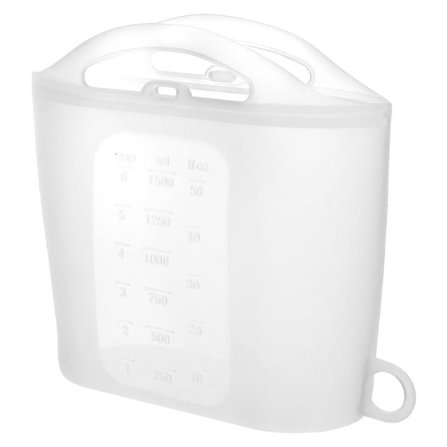 Steam Bag Reusable Food Bag Microwave Steam Bag Silicone Food Container 1200ml