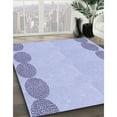 thumbnail image 2 of Ahgly Company Indoor Square Patterned Heavenly Blue Area Rugs, 5' Square, 2 of 6