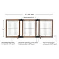 thumbnail image 2 of North States MyPet Wide Freestanding Versa-Lock Pet Gate, Expands to 60" Wide, 2 of 6