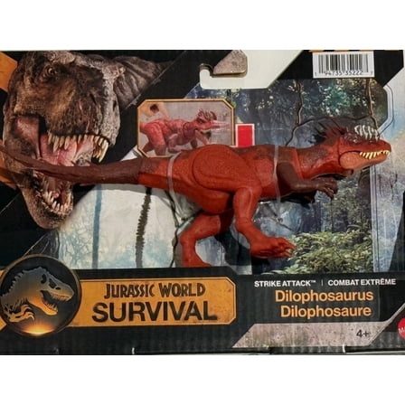 Jurassic World Strike Attack Dilophosaurus Dinosaur Figure