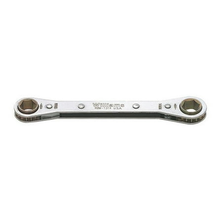 7mm x 8mm Double Head Ratcheting Box End Wrench - 6 Point Ratcheting Box Ends, High Polish Chrome Finish. Williams® USA # JHWRBM-0708