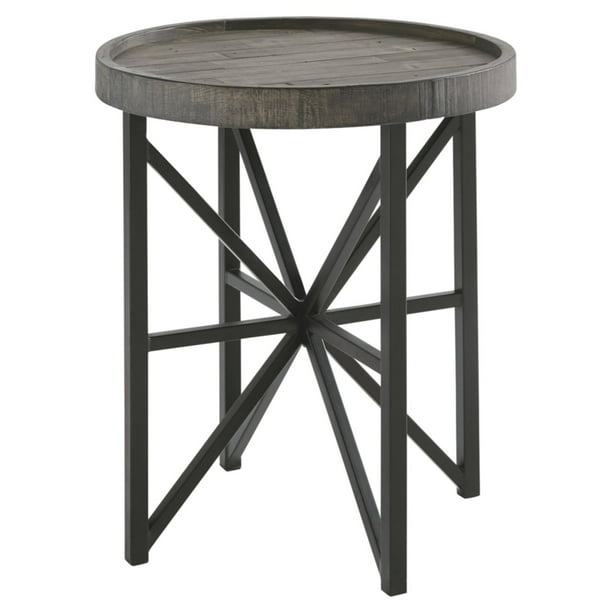 Signature Design by Ashley Cazentine Round Tray Top End Table Walmart
