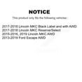 thumbnail image 2 of Kugel Front Rear Wheel Bearing and Hub Assembly Kit for Car Ford Escape Lincoln MKC - Left Right Side (Driver Passenger) K70-101678, 2 of 8