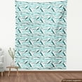 thumbnail image 4 of Ambesonne Whale Fabric by the Yard Upholstery, Grunge Style Ocean Mammals, 5 Yards, Cadet Blue Dark Teal, 4 of 5
