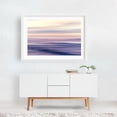 thumbnail image 2 of Tranquil Horizons - Photography Abstract Ocean Waves Pastel Coastal Minimalist Sunset White Framed Wall Art Print 5 x 7 inches, 2 of 3