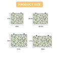 thumbnail image 7 of Large Induction Cooktop Protector Mat Green Leaves Stove Top Covers for Electric Stove, Watercolor Spring Botanical Country Beige Decorative Stove Burner Cover Mats, Glass Top Stove Cover, 7 of 7