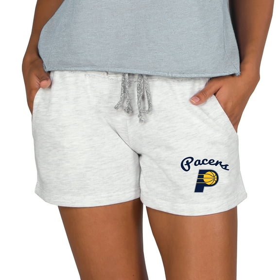 Women's Concepts Sport Cream Indiana Pacers Mainstream Terry Lounge Shorts