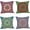 Christmas Decor, variant on Set of 4 Retro Floral Mandala Compass Medallion Bohemian Pillow Covers Decor Hippie Throw Pillows Decorative for Sofa Couch 18 x 18