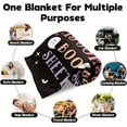 thumbnail image 6 of Halloween Blanket for Women Men 60x50- Boo Basket for Women Halloween Decorations Nightmare Before Christmas Fall Throw Blanket Halloween Boo Gifts for Kids Adults, 6 of 6