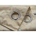 thumbnail image 7 of Bleeker Metallic Faux Silk 54 x 84 in. Grommet Single Curtain Panel in Beige, 7 of 7